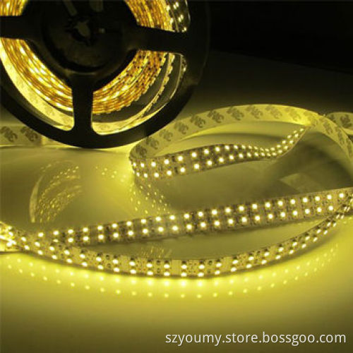 SMD 3528 240 LED/m 12V Flexible LED Strip Light, Non-Waterproof, Warm White